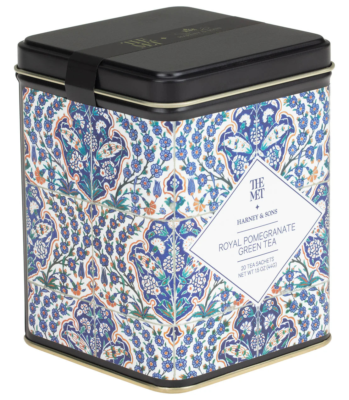 Royal Pomegranate Green Tea, Tin of 20 Sachets